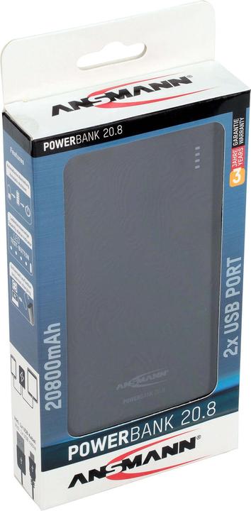 Actual product image Ansmann Powerbank 20.8 (20000 mAh, 74 Wh)