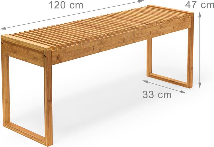 Produktbild Relaxdays Sitzbank (120 cm)