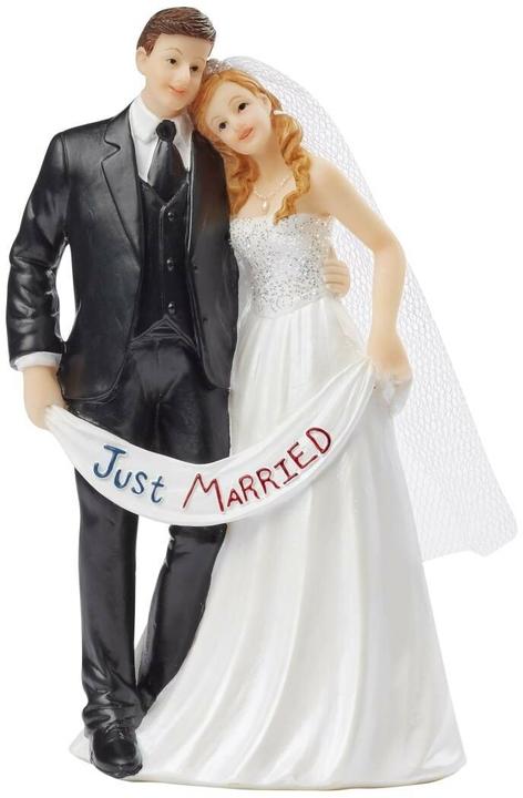 Produktbild Hobby Fun Mini-Figur Hochzeitspaar 13.5 x 7 cm