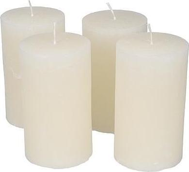 Actual product image Söllner Floristik Pillar Candle 120x70mm cream 4pcs Set (4 pcs.)