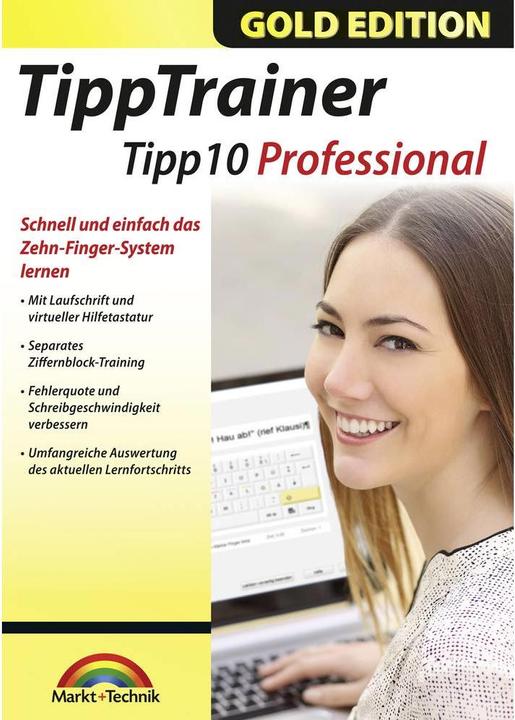 Produktbild TippTrainer Tipp10 Professional Gold Edition (1 User, unbegrenzt)