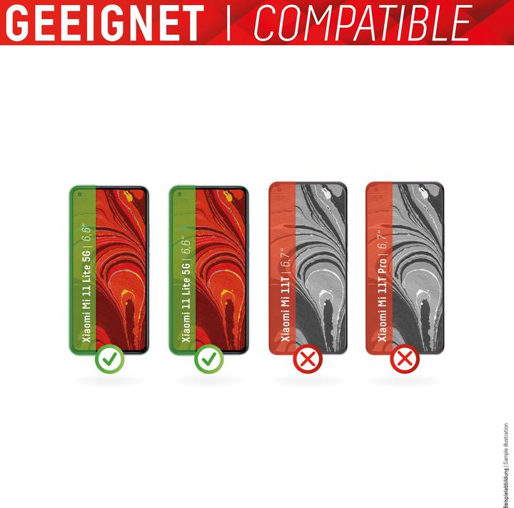 Image du produit Displex Smart Glass, Displayschutzfolie (1 pièce(s), Xiaomi Mi 11 Lite 5G, Xiaomi 11 Lite 5G NE)