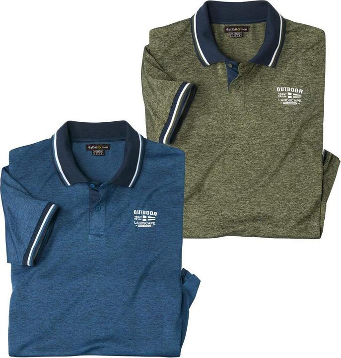 Produktbild Atlas For Men Poloshirt (2erPack) (L)
