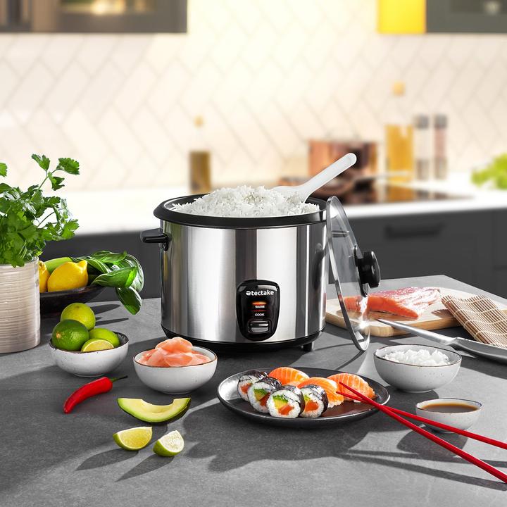 Produktbild tectake Reiskocher mit Dampfgareinsatz