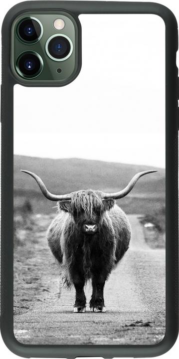 Actual product image PhoneLook Cover silicone black Highland cattle (Apple iPhone 11 Pro Max)
