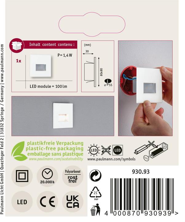 Image du produit Paulmann Edge Quadro (50 lm)