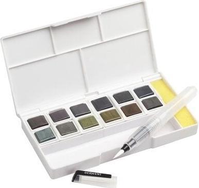 Image du produit Derwent Graphitint 12 pan set (Blanc)
