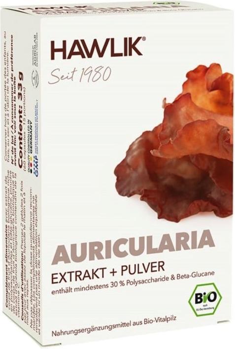 Actual product image Hawlik Auricularia extract + powder capsule (60 Piece, Capsules, 57 g)