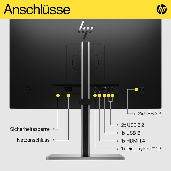 Productafbeelding HP E24q G5 (2560 x 1440 pixels, 23.82")