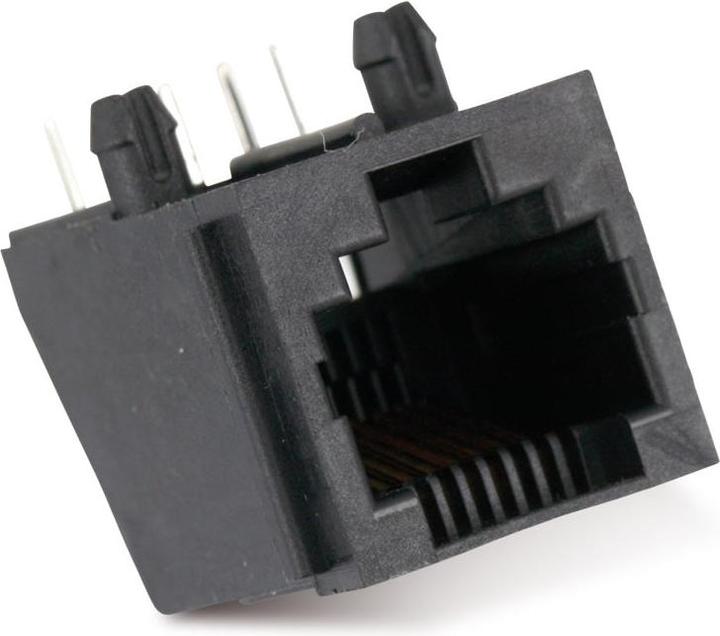 Produktbild Shiverpeaks S/CONN maximum connectivity Modular-Einbaubuchse 8/8 für Printmontage ungeschirmt (U/FTP, CAT8.1)