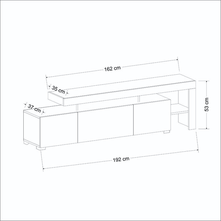 Actual product image Skye Decor Chanel (192 x 37 x 53 cm)