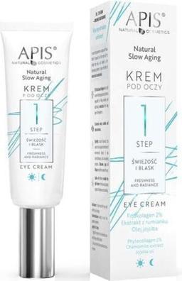 Produktbild Apis Natural Cosmetics Apis Natural Slow Aging Freshness & Shine Eye Cream Step 1 15Ml (15 ml)