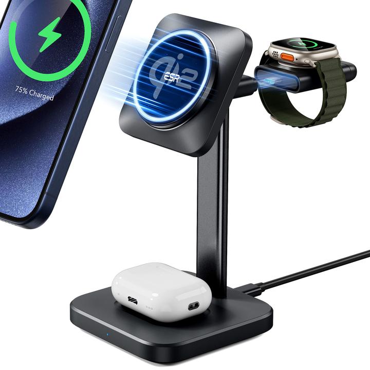 Actual product image ESR HALOLOCK - 3in1 Charging Set (15 W)