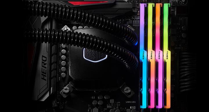 Actual product image G.Skill Trident Z RGB (4 x 8GB, 3600 MHz, DDR4-RAM, DIMM)