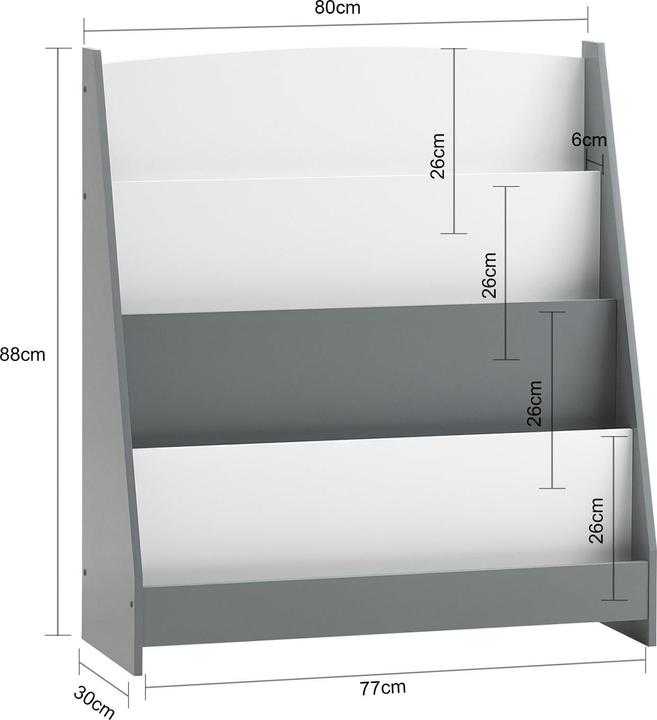 Produktbild SoBuy Kinderbücherregal