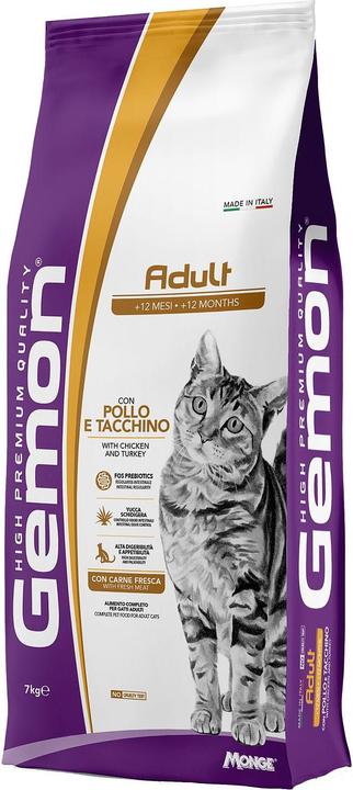 Produktbild Gemon Cat Adult Chicken&Turkey, 7kg (Adult, 1 Stk., 7000 g)