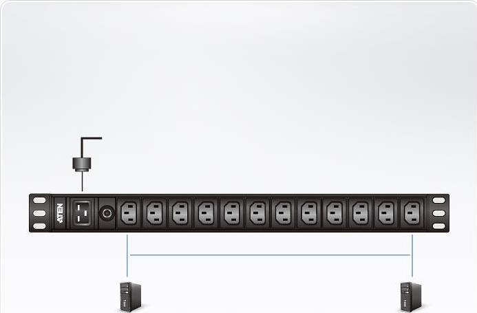 Actual product image Aten Basic PDU Series PE0112G