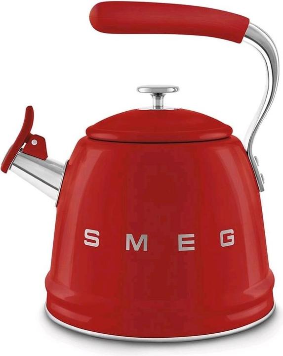 Smeg WKF01RD fluitketel 2,3 l Rood, Roestvrijstaal (2.30 l)