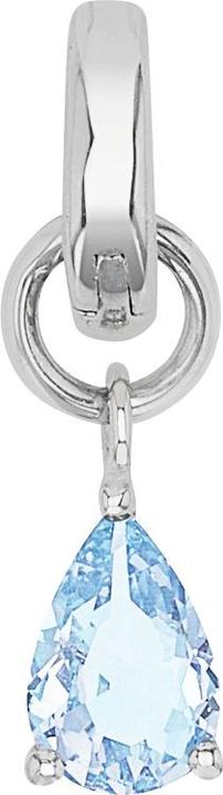 Amor Charms für Damen, 925 Sterling Silber, Zirkonia synth. (Silber 925)