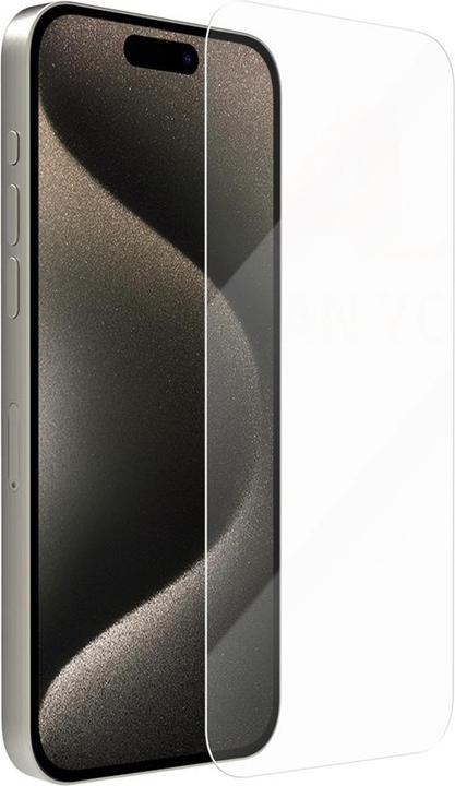 Image du produit Vmax Verre trempé 2,5D Normal Clear Glass pour iPhone 16 /15 6,1" (1 pièce(s), Apple iPhone 16)