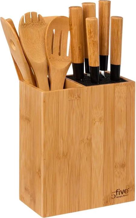 Produktbild 5Five Set aus Messern und Küchenutensilien - Bambus - 11-teilig