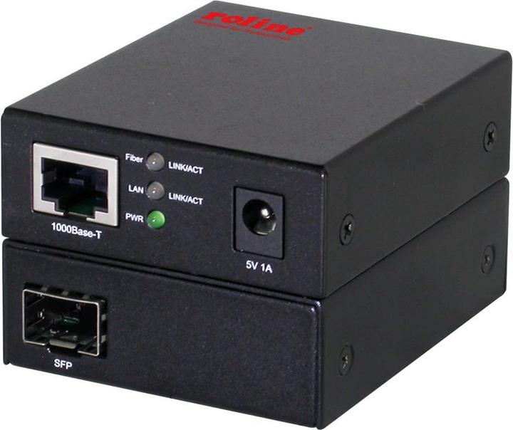 Produktbild Roline 10/100/1000Base-T to Dual-speed Fiber Media Converter