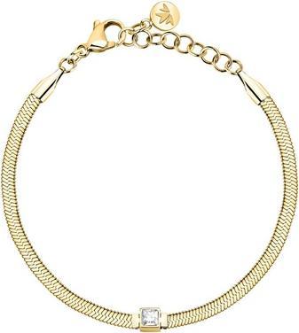 Morellato Gold-Plated Bracelet With Clear Crystal Hadek Gioia Savy36