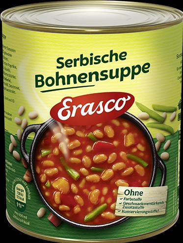 Produktbild Erasco Serbische Bohnen Dosensuppe (750 ml)