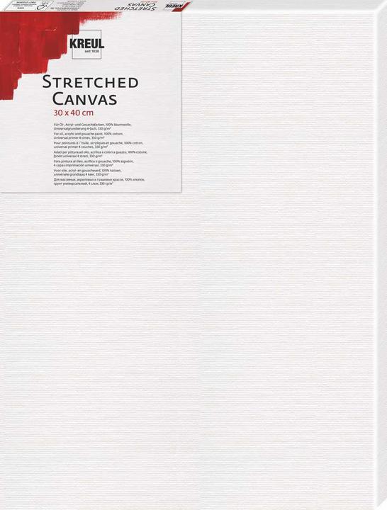 Immagine prodotto Kreul Tela tesa, 300 x 400 mm, bianco
