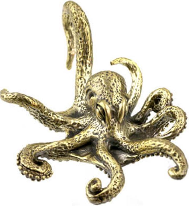 Star Piercing Ohrgewicht vergoldet Tintenfisch (Messing)