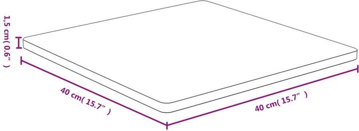 Image du produit VidaXL Douglas (40 x 40 x 1,5 cm)