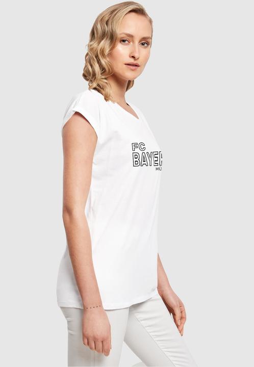 Immagine prodotto FC Bayern München Maglietta da donna con logo verticale e spalla estesa - 115565 (4XL)