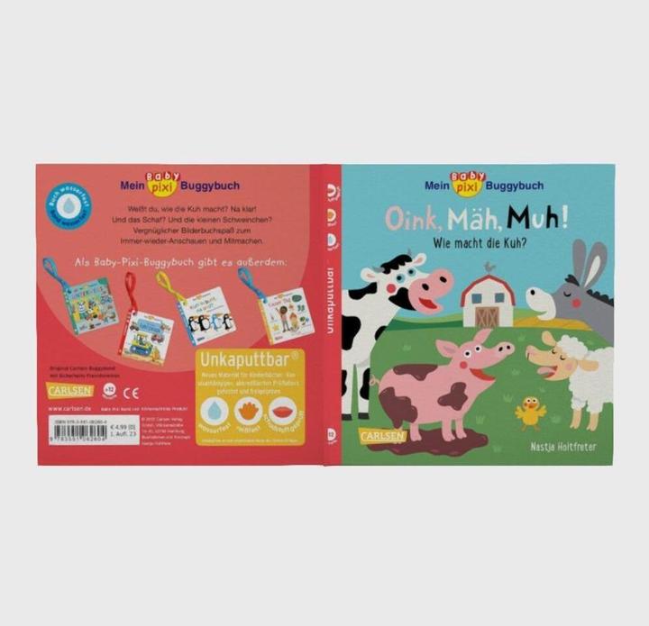 Actual product image Baby Pixi Mein Baby-Pixi-Buggybuch: Oink, Mäh, Muh! (German)
