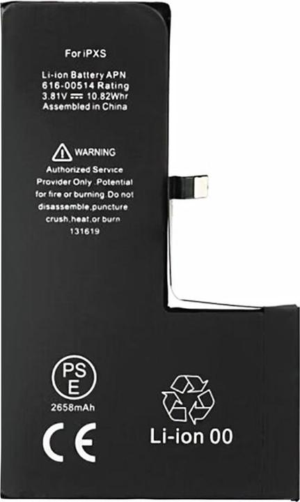 Productafbeelding OEM - Smartphone Battery (12112) - iPhone XS (APN 616-00514) - 2658mAh - Black