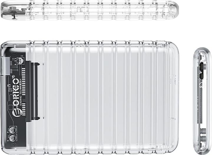 Produktbild Orico 2139U3-V1 2,5" HDD/SSD USB Micro-B 5Gb/s Festplattenlaufwerk - Transparent (2.5")