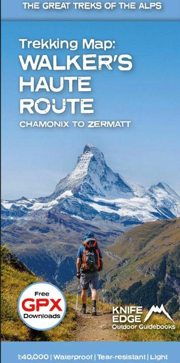 Produktbild Walker's Haute Route (Trekking Map)