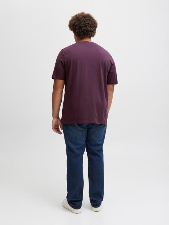 Actual product image Jack & Jones Jjelogo Tee Ss Oneck 2 Col Aw25 Noos Pls (4XL)