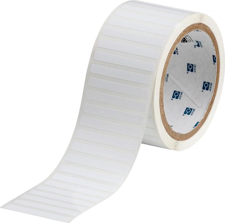 Image du produit Brady THT-15-423-2.5, polyester, blanc, 50,80 x 6,35 mm, permanent (2500 unités)
