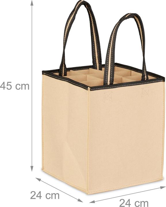 Actual product image Relaxdays Bottle Carrier