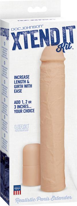 Actual product image Doc Johnson UR3 Xtend It Kit White