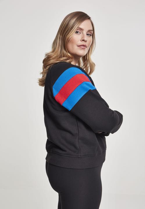 Immagine prodotto Urban Classics Girocollo con maniche a strisce da donna (4XL)