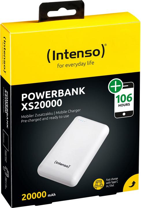 Image du produit Intenso XS20000 (20000 mAh, 74 Wh)