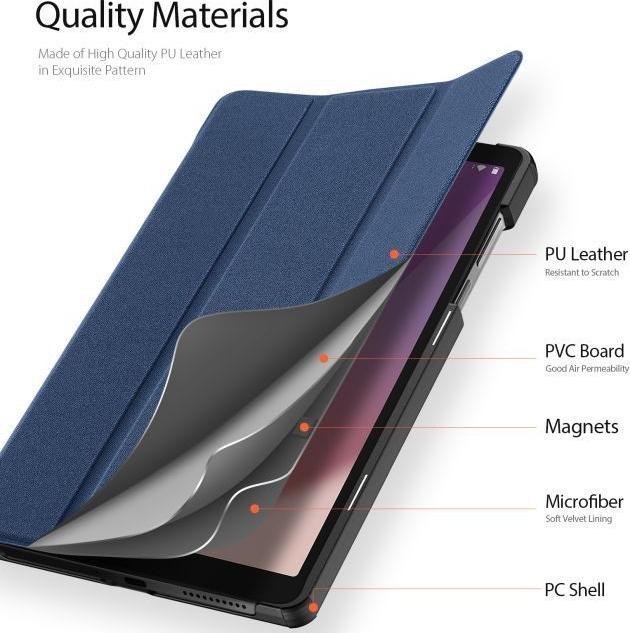 Actual product image Dux Ducis Domo Series Leather Book Cover Case (Lenovo Tab M8 Gen 4)