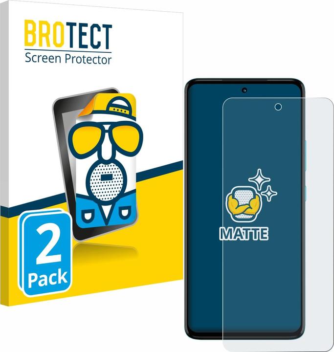 Image du produit BROTECT Film de protection antireflet Protection d'écran mat (2 pièce(s), Motorola Moto G72)