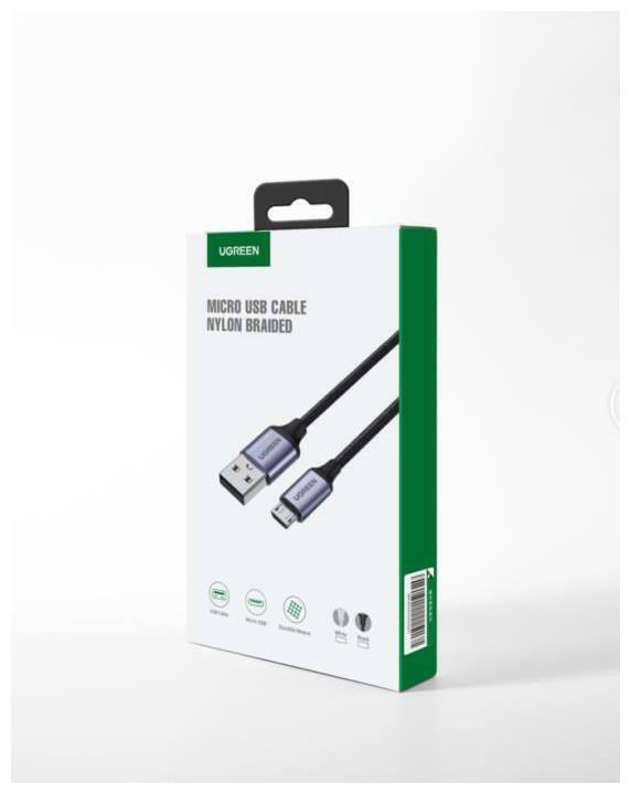 Image du produit Ugreen Câble micro USB vers USB-A 2.0 (1 m, USB 2.0)
