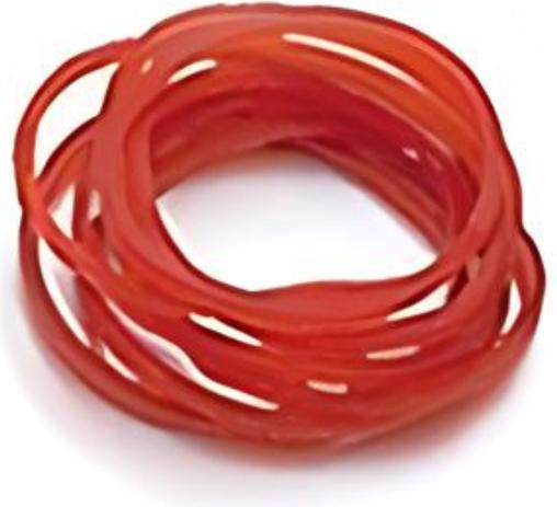 Cosmetic Cosmetics Gummiringe 3 cmØ rot 250 Stk.
