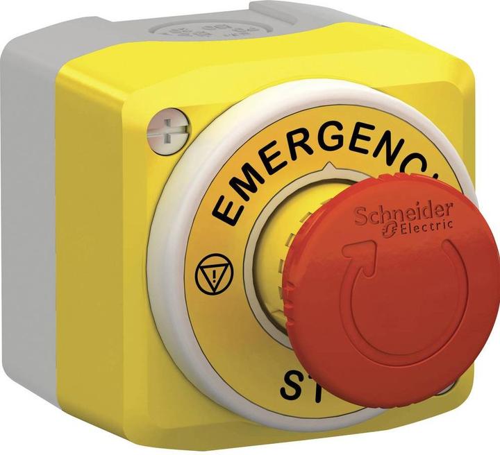 Actual product image Schneider Electric Emergency stop button Illuminated off/emergency stop in housing