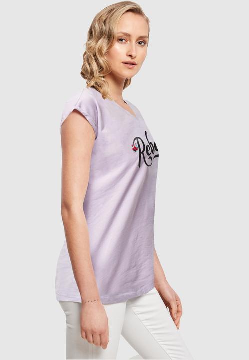 Actual product image Merchcode Ladies Frida Kahlo - Rebel one Extended Shoulder Tee - 116135 (XL)