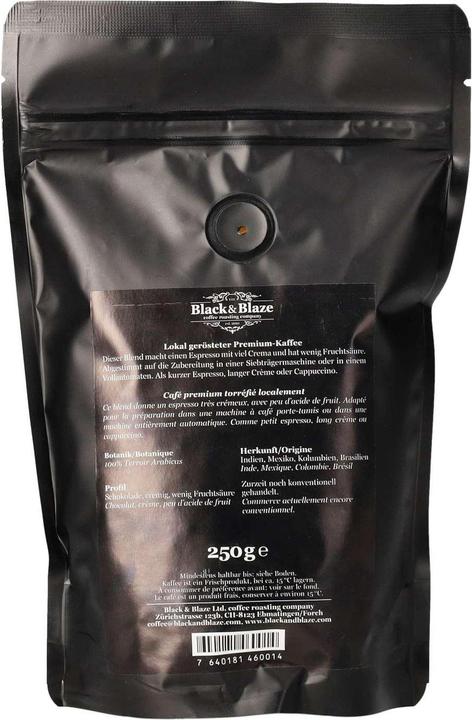 Immagine prodotto Black & Blaze Premium (250 g, Tostatura media)