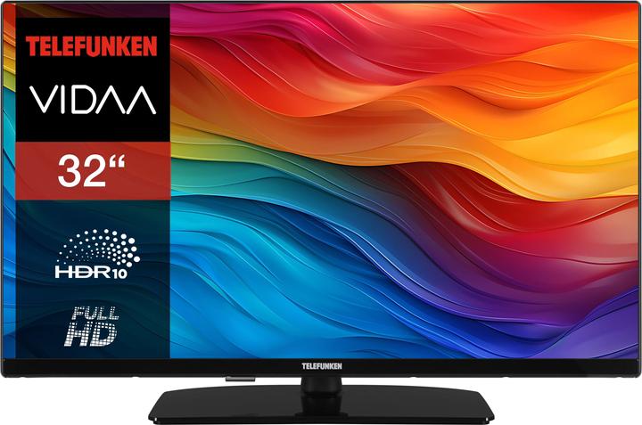 Produktbild Telefunken Fernseher 32 Zoll Smart TV VIDAA XF32VP750M Full HD Fernseher HDR TV mit Triple-Tuner (32", LED, Full HD, 2025)